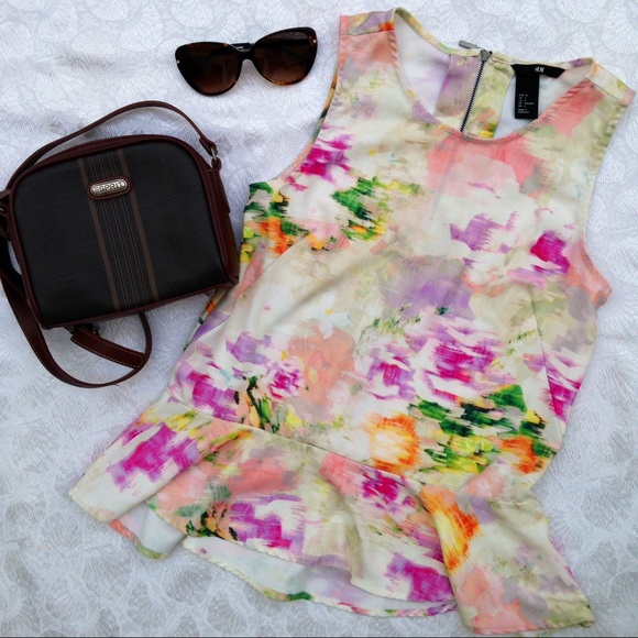 H&M Watercolor Top