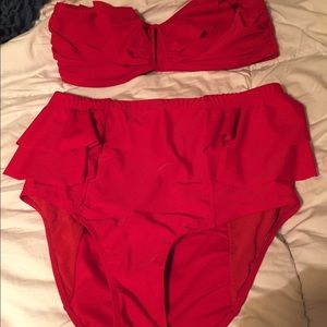 F21 + high waisted bikini