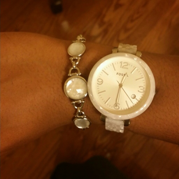 Fossil Heather Watch