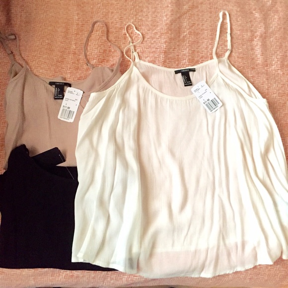 Bundle of 3 flowy tank tops