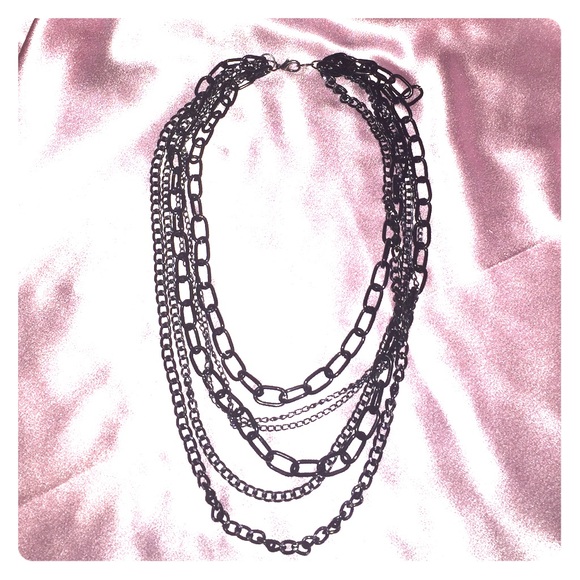 Multi chain necklace