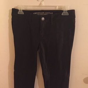 Black AEO KNIT JEGGINGS