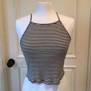 Brandy Striped Crop Top