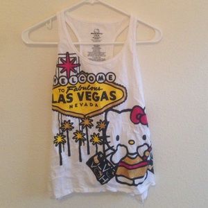 A Las Vegas hello kitty tank top