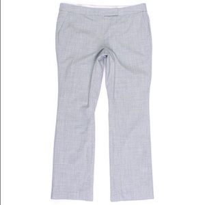 Grey straight leg dress pants