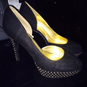 Adorable classy black heels Nine West