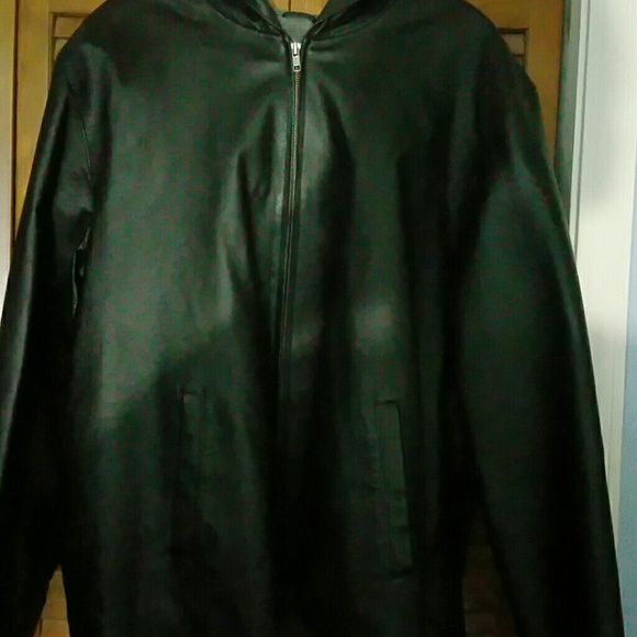 New 100% leather unisex jacket