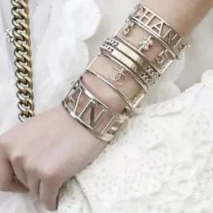 NEW-Chanel Gold Cuff Bracelet