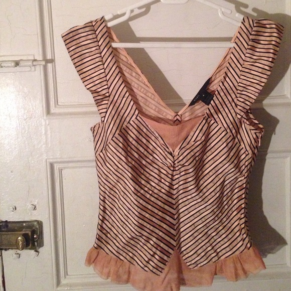 Playful Marc Jacobs Silk Top - Size 4