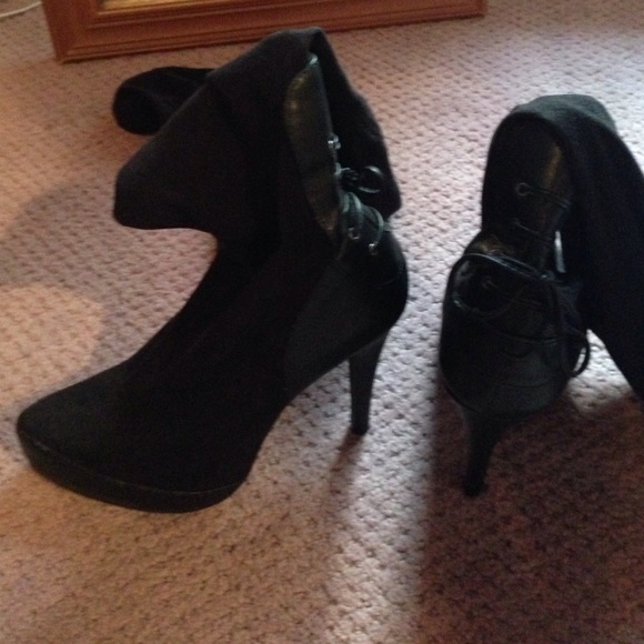 Thigh high heel boots - Picture 2 of 2