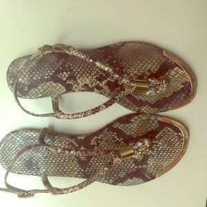 Dolce vita Snake skin strap sandals
