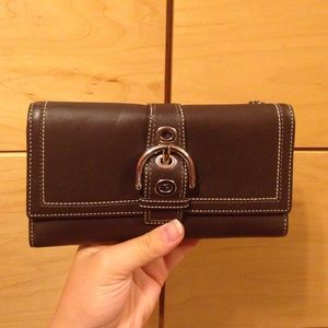 Coach brown wallet