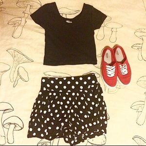 Polka dot Culotte shorts