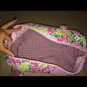 Matching Vera Bradley Travel Bag And Wristlet