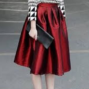 Red Midi Skirt *Read below before purchasing