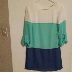 Color block dress