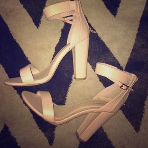 Bamboo Chunky Heels