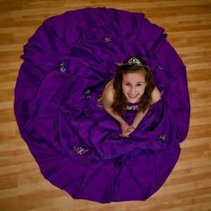 Beautiful purple dress