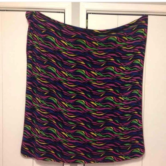 Colorful zebra blanket - Picture 1 of 1
