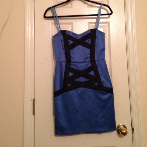 BCBG blue dress - Picture 1 of 2