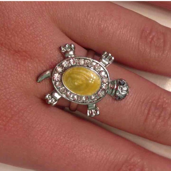 Adjustable turtle ring