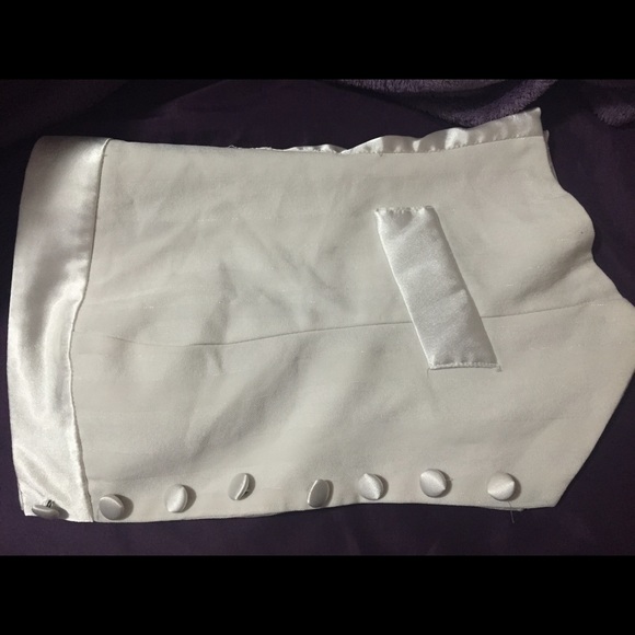 Strapless cute white top - Picture 3 of 3