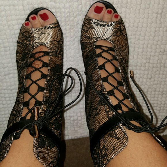 Sexy peep toe bootie