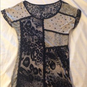 Animal print top from Buckle