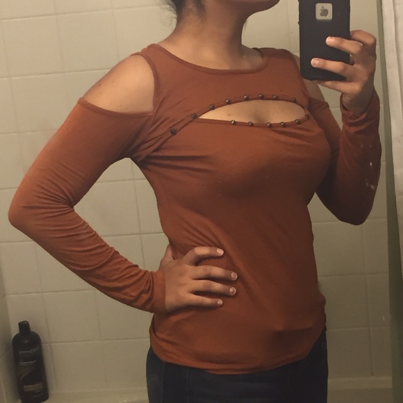 Burnt orange shirt - Picture 2 of 3