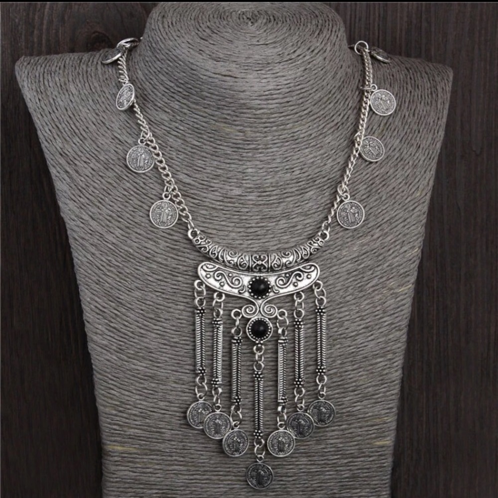 🆕 Boho Coin Necklace - Picture 6 of 8