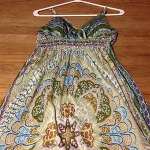 Beautiful multi colored sundress