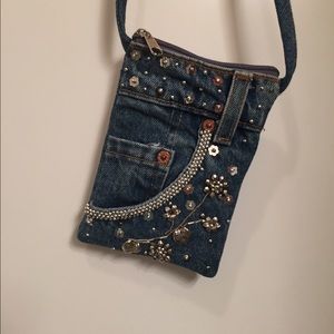 Small Jean purse.