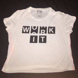 Aeropostale "Work It" Graphic T-Shirt