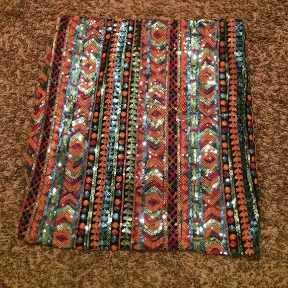 Sequin skirt