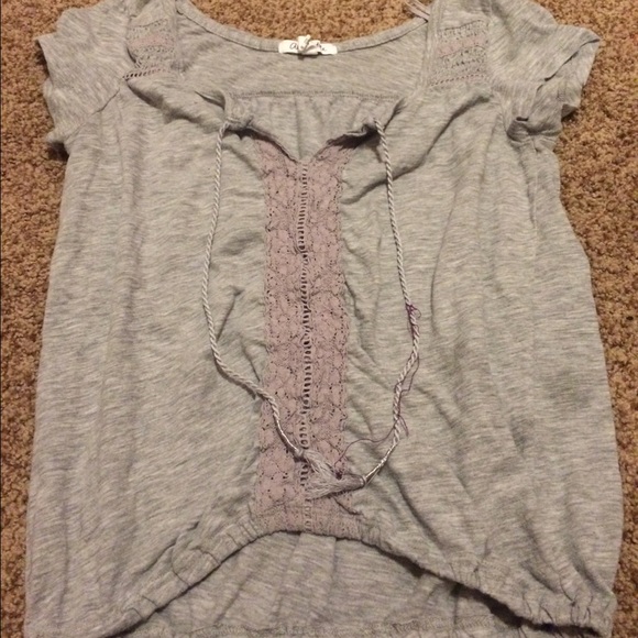 Grey areo shirt