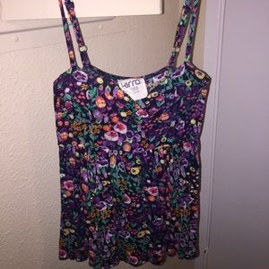 Floral padded Tank