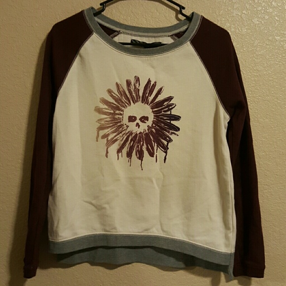 Vans Flowered Skull Sweater.