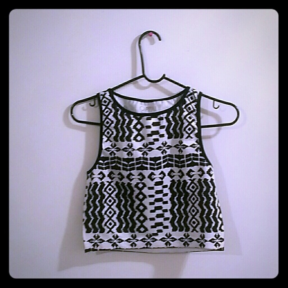 Tribal Crop Top - Picture 1 of 2