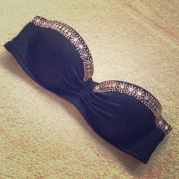 Rare sequined VS swim suit bandeau