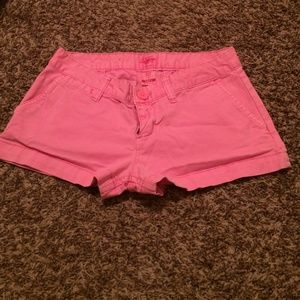 Pink shorts