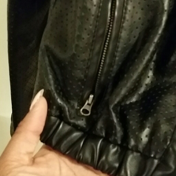 Black Leather Jacket - Picture 3 of 3