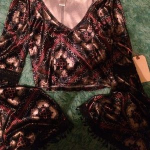 Music festival crop top