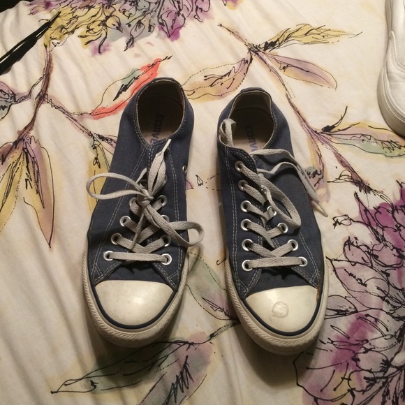 Blue converse