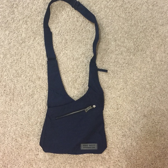 Navy purse