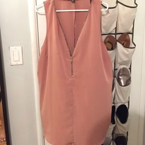 Blush Pink Chiffon Top