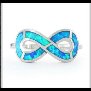 Sterling Silver an opal Ring