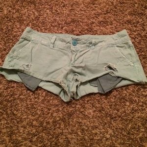 Mint shorts