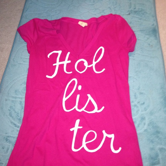 Holister V neck pink