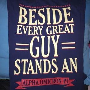 Alpha Omicron Pi Boyfriend Shirt