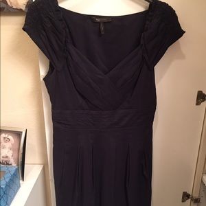 BCBG  navy blue dress
